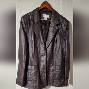 Dark Brown Leather Jacket